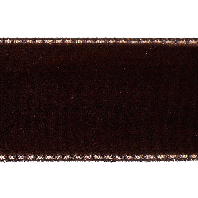 Purchase 80969 | Velvet Tape Wide, Truffle - Schumacher Trim