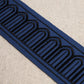 Purchase 81150 | Arches Embroidered Tape Medium, Black On Navy - Schumacher Trim