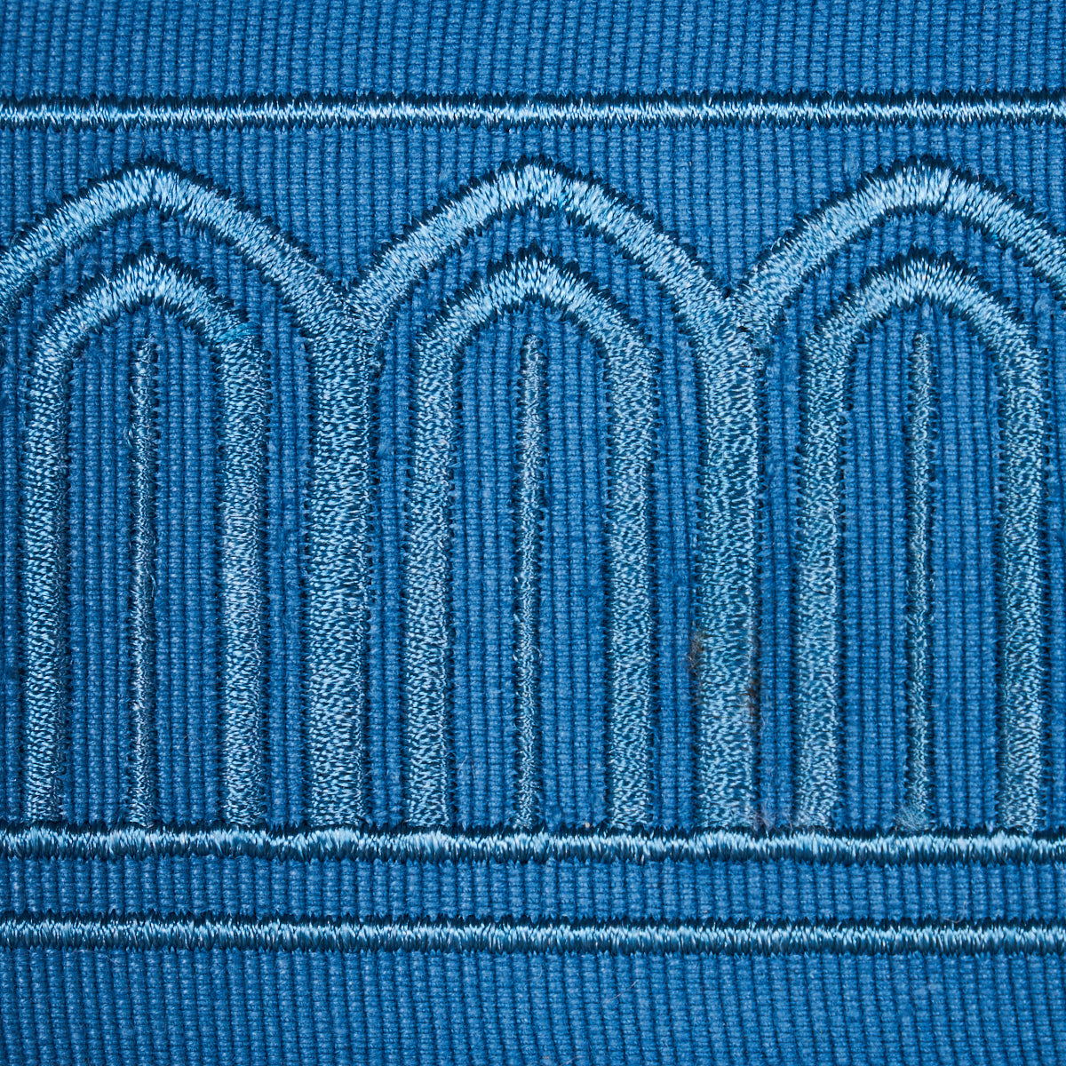 Purchase 81151 | Arches Embroidered Tape Medium, Teal - Schumacher Trim