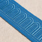 Purchase 81151 | Arches Embroidered Tape Medium, Teal - Schumacher Trim