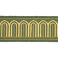 Purchase 81152 | Arches Embroidered Tape Medium, Olive - Schumacher Trim