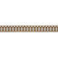 Purchase 81154 | Arches Embroidered Tape Medium, Brown - Schumacher Trim