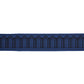 Purchase 81160 | Arches Embroidered Tape Wide, Black On Navy - Schumacher Trim