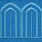 Purchase 81161 | Arches Embroidered Tape Wide, Teal - Schumacher Trim