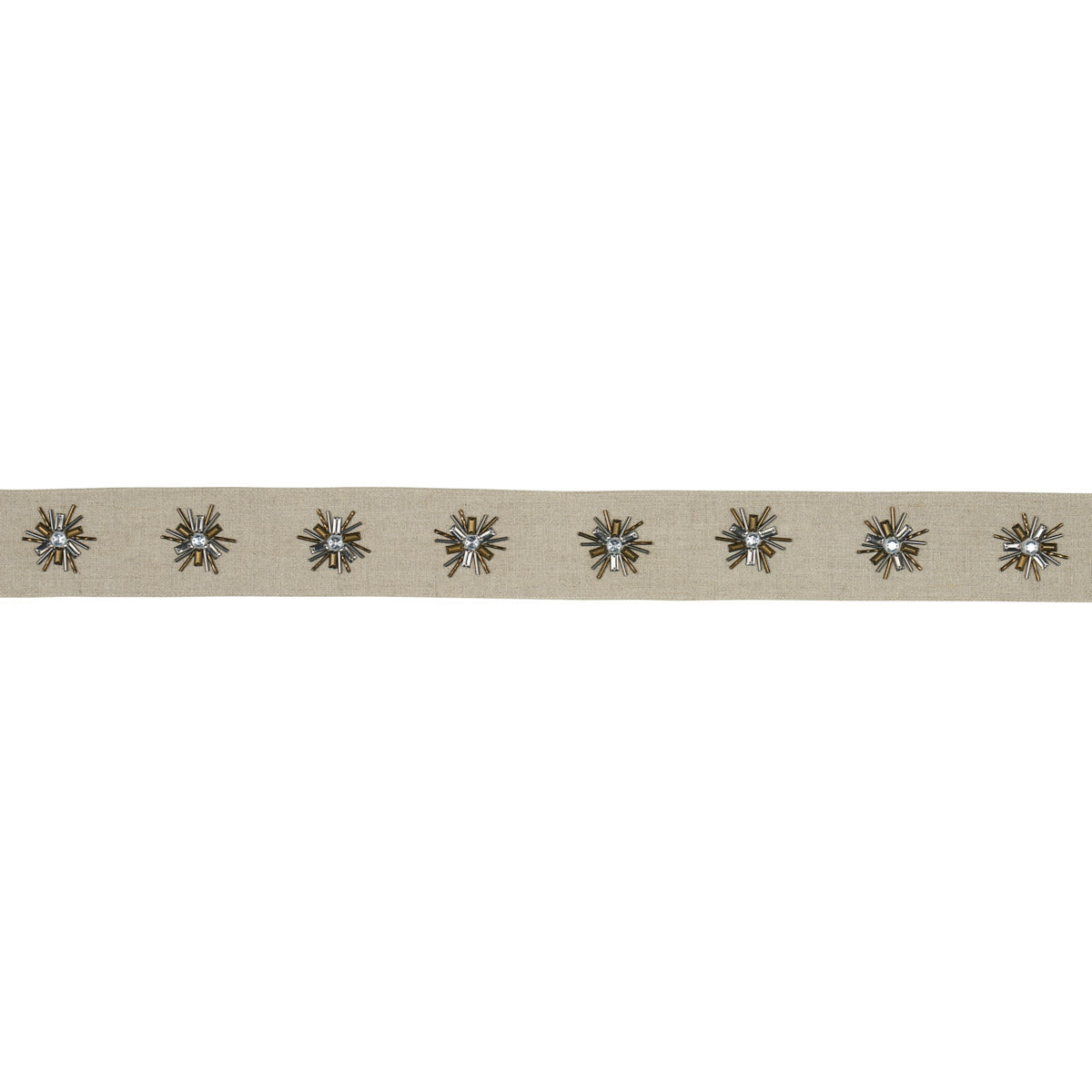 Purchase 81190 | Constellation Beaded Tape, Linen - Schumacher Trim