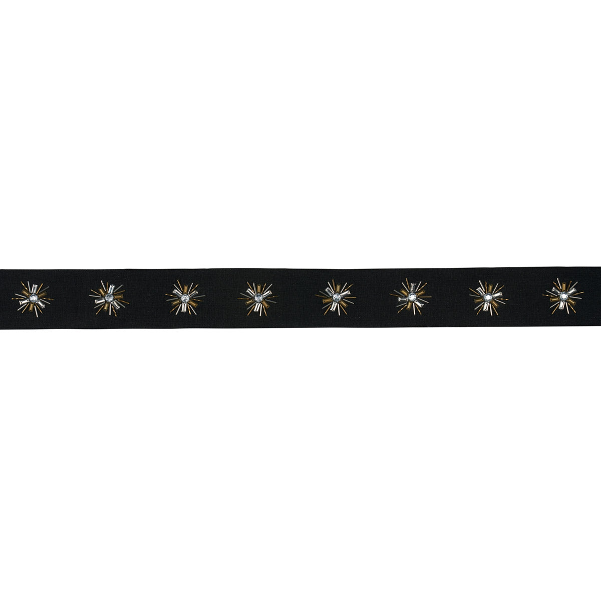 Purchase 81191 | Constellation Beaded Tape, Black - Schumacher Trim