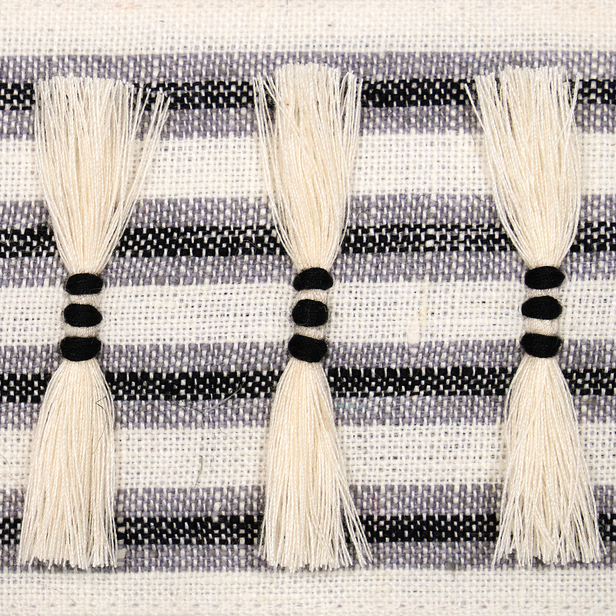 Purchase 81201 | Eyelash Fringe, Black - Schumacher Trim