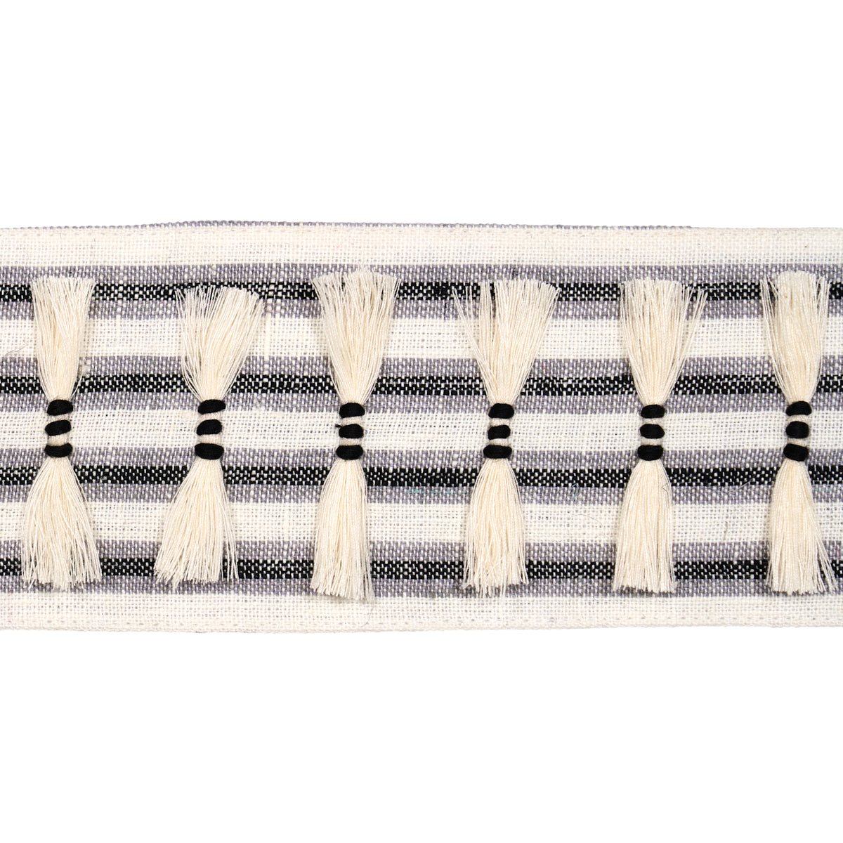 Purchase 81201 | Eyelash Fringe, Black - Schumacher Trim