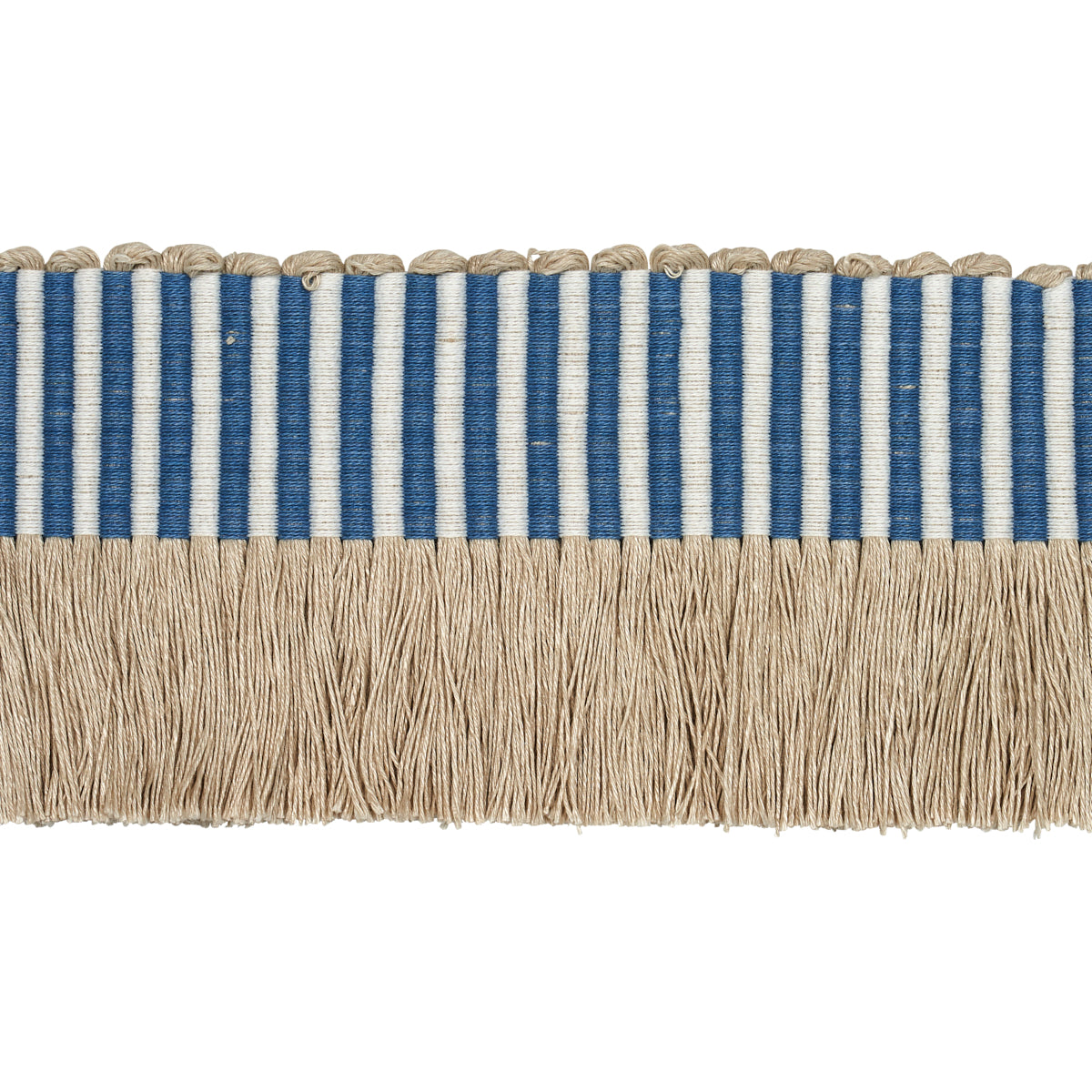 Purchase 81211 | Graphic Fringe, Blue - Schumacher Trim