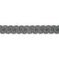 Purchase 81250 | Giraldi Embroidered Trim, Black - Schumacher Trim