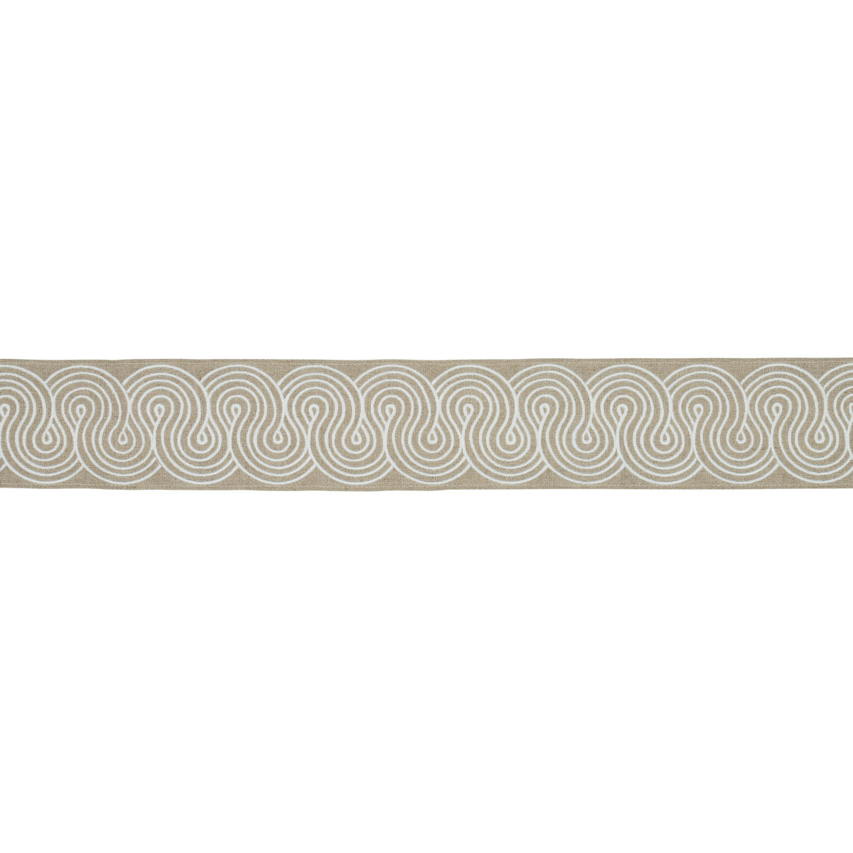 Purchase 81251 | Giraldi Embroidered Trim, Linen - Schumacher Trim