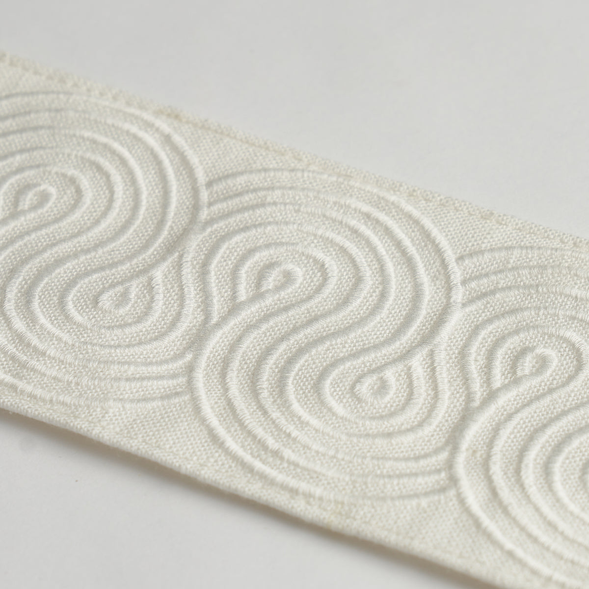 Purchase 81252 | Giraldi Embroidered Trim, Ivory - Schumacher Trim