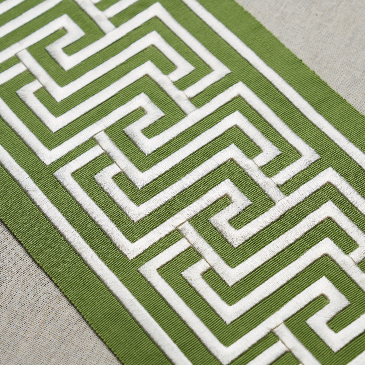 Purchase 81260 | Labyrinth Tape, Green - Schumacher Trim