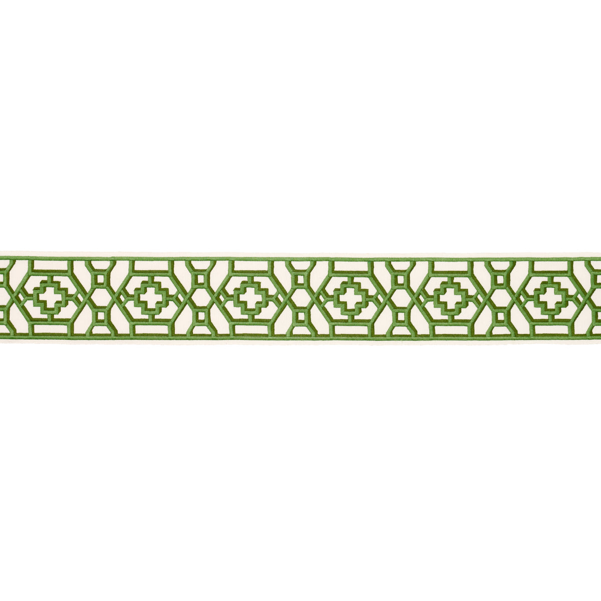 Purchase 81281 | Zanzibar Trellis Tape, Jade - Schumacher Trim