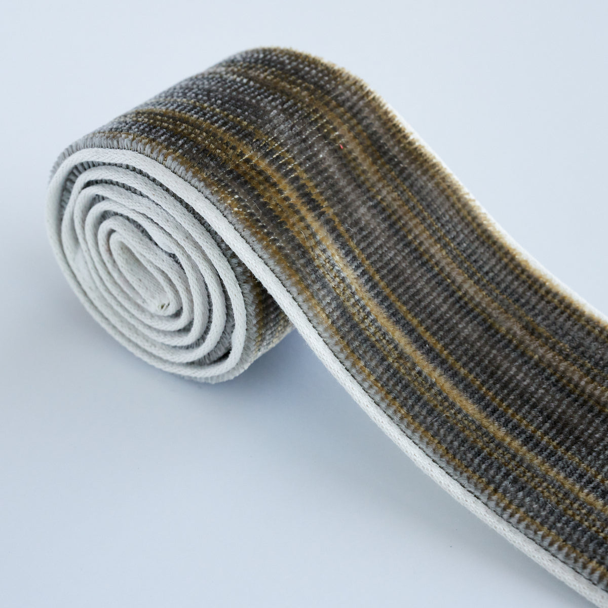 Purchase 81294 | Gaspard Velvet Tape Narrow, Charcoal - Schumacher Trim