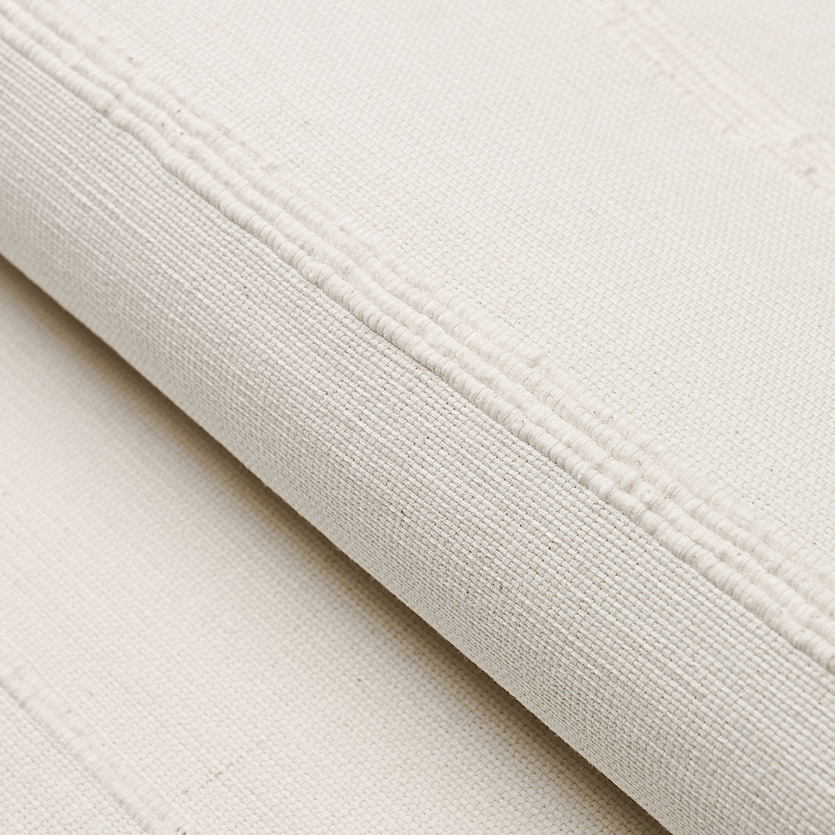 Purchase 81392 Cambaya Handwoven Stripe, White by Schumacher Fabric