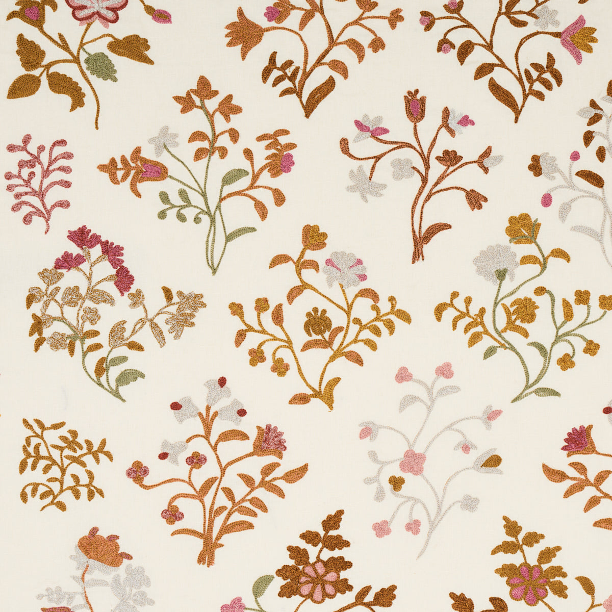 Purchase 81430 Raleigh Crewel Embroidery, Autumn by Schumacher Fabric