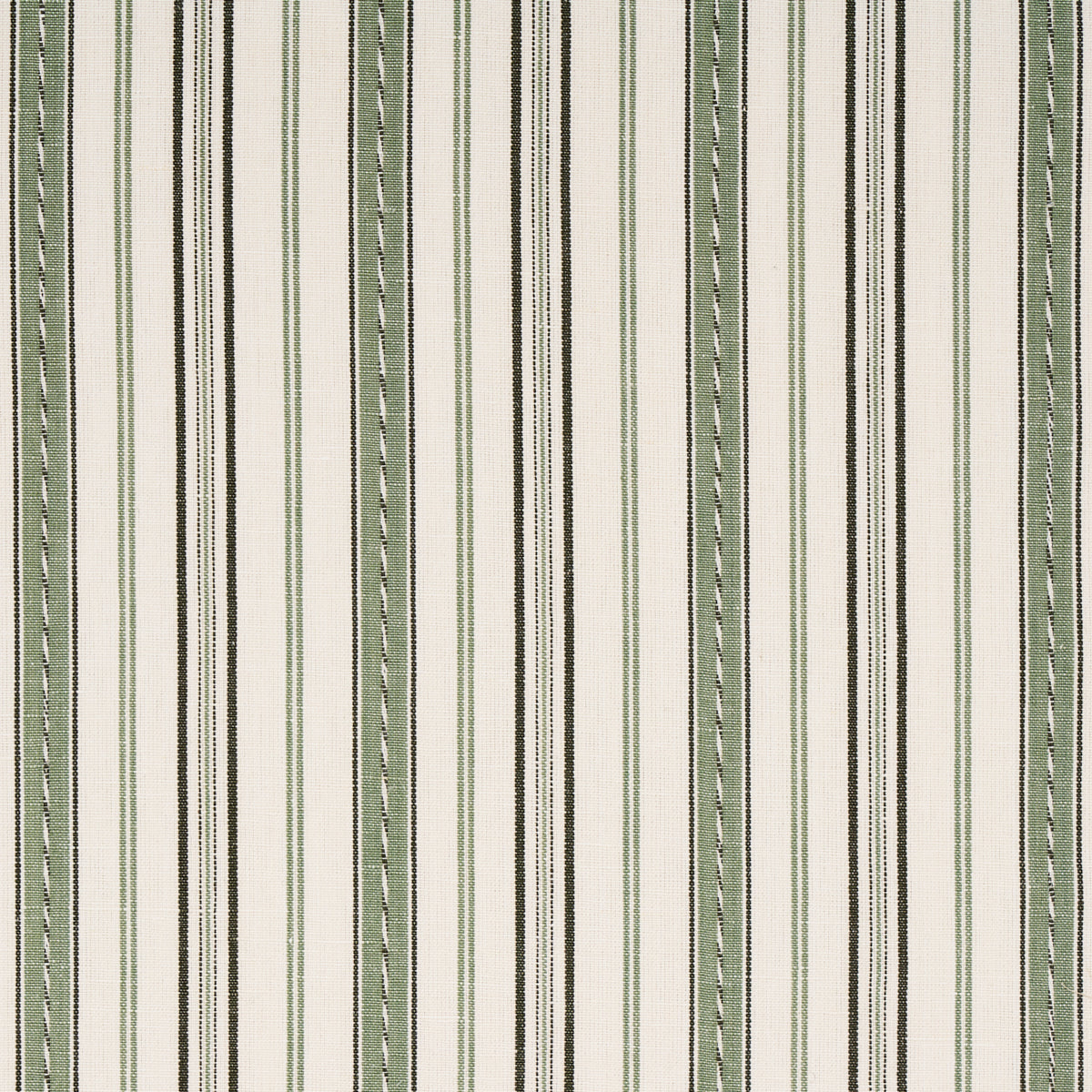 Purchase 81442 Lightfoot Stripe, Moss by Schumacher Fabric