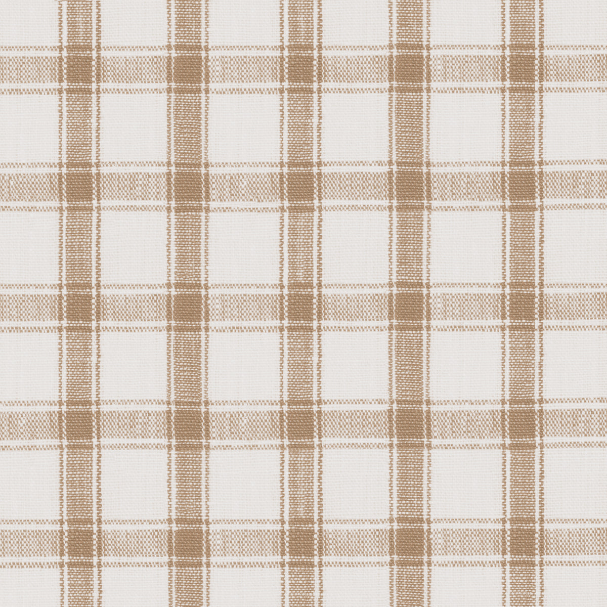 Purchase 81454 | Crawford Linen Check, Neutral - Schumacher Fabric