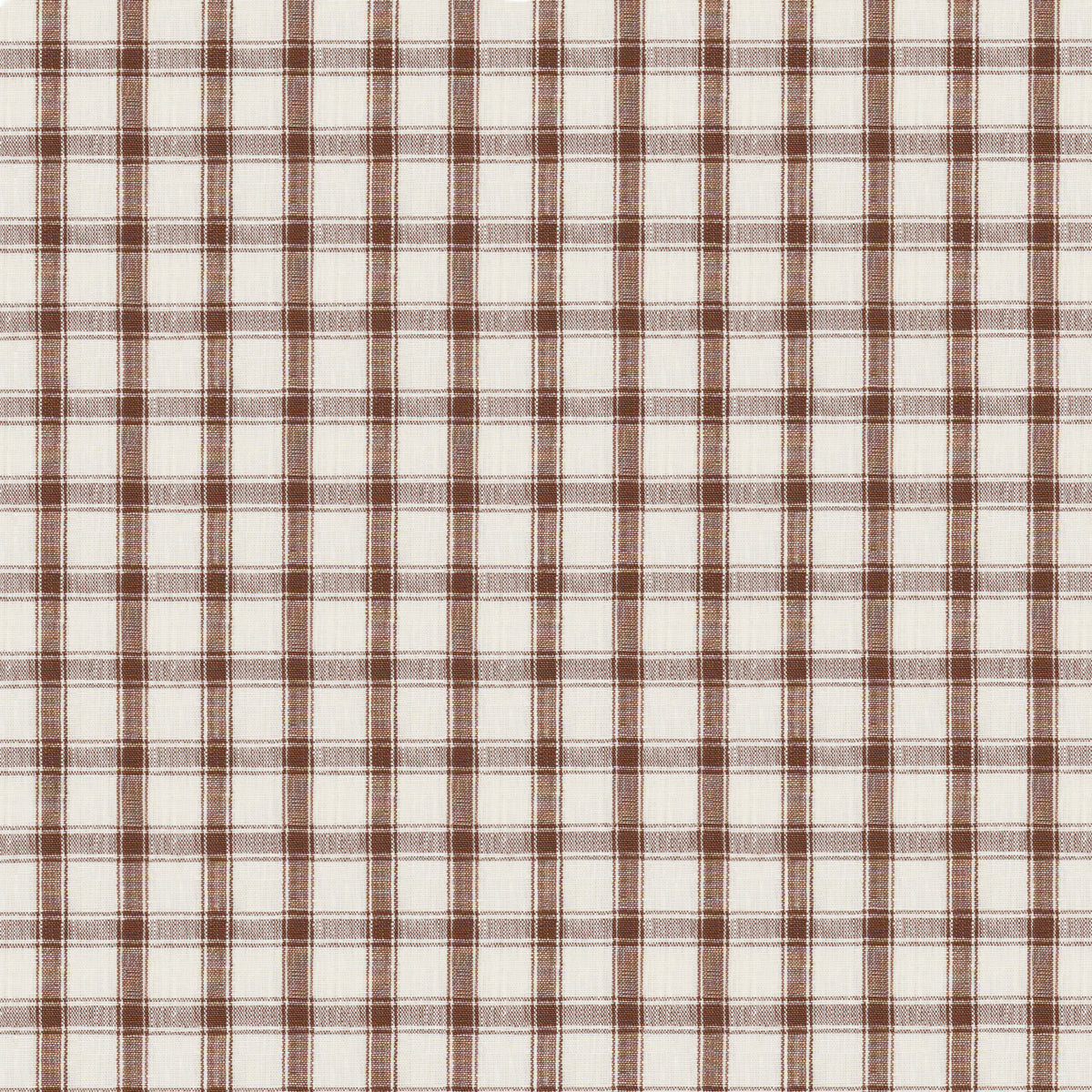 Purchase 81455 | Crawford Linen Check, Brown - Schumacher Fabric