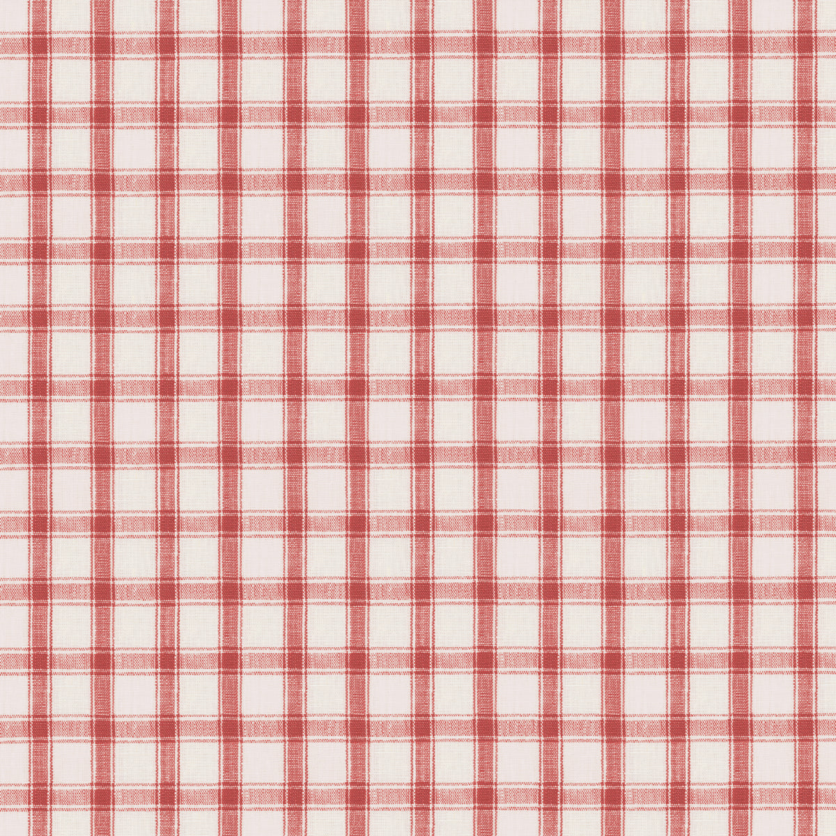 Purchase 81457 | Crawford Linen Check, Red - Schumacher Fabric