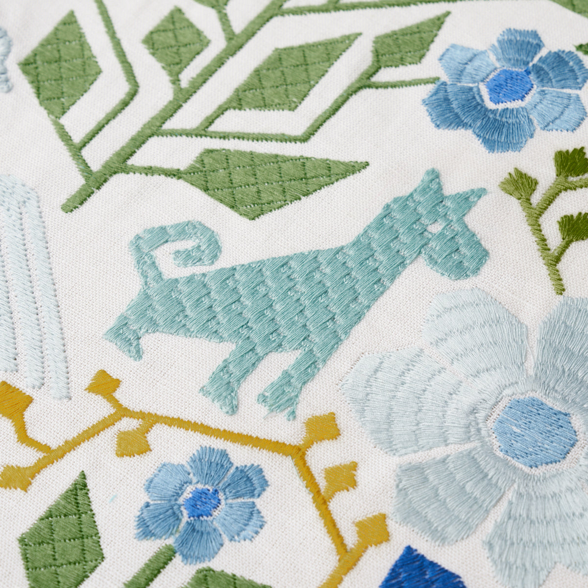 Purchase 81521 | Ephemera, Green & Blue - Schumacher Fabric