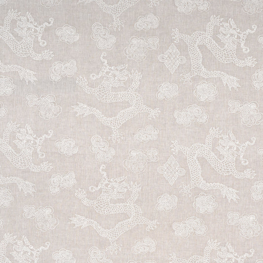 Purchase 81551 | Bouquet Toss, Ivory On Natural - Schumacher Fabric