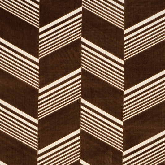 Purchase 81575 | Jessie Cut Velvet, Sable - Schumacher Fabric