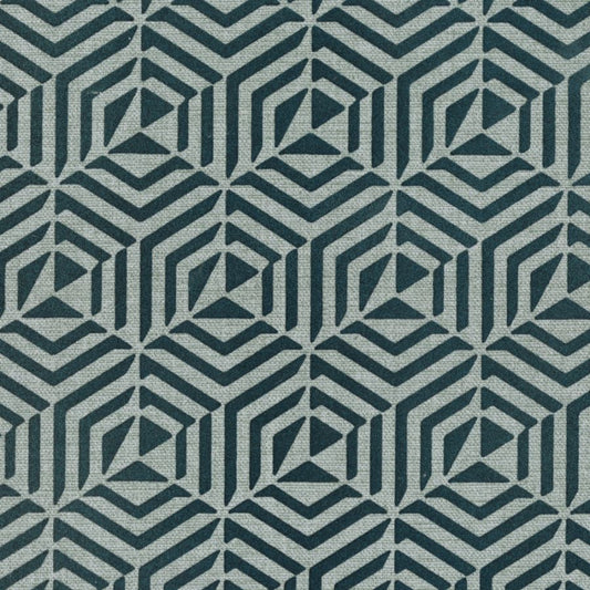 8158 68W9071 | Mayfair Wallcoverings Flocked, Green, Geometric - JF Wallpaper