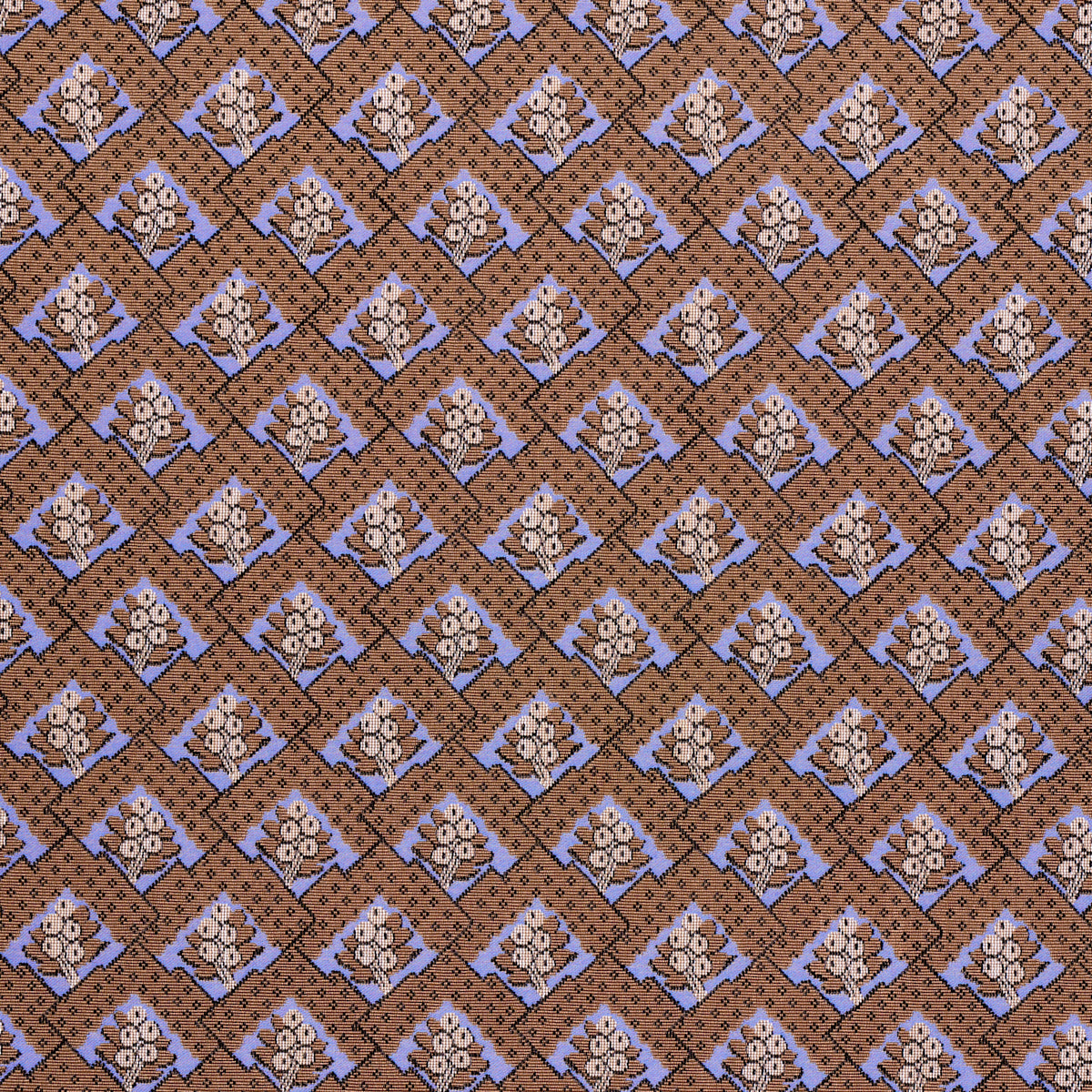 Purchase 81601 Blair Silk pingl, Charlton Brown by Schumacher Fabric