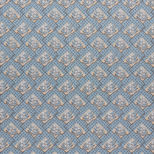 Purchase 81602 Blair Silk pingl, Worcester Blue by Schumacher Fabric