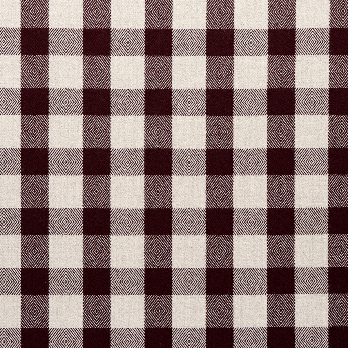 Purchase 81613 Galt Wool Check, Plum by Schumacher Fabric