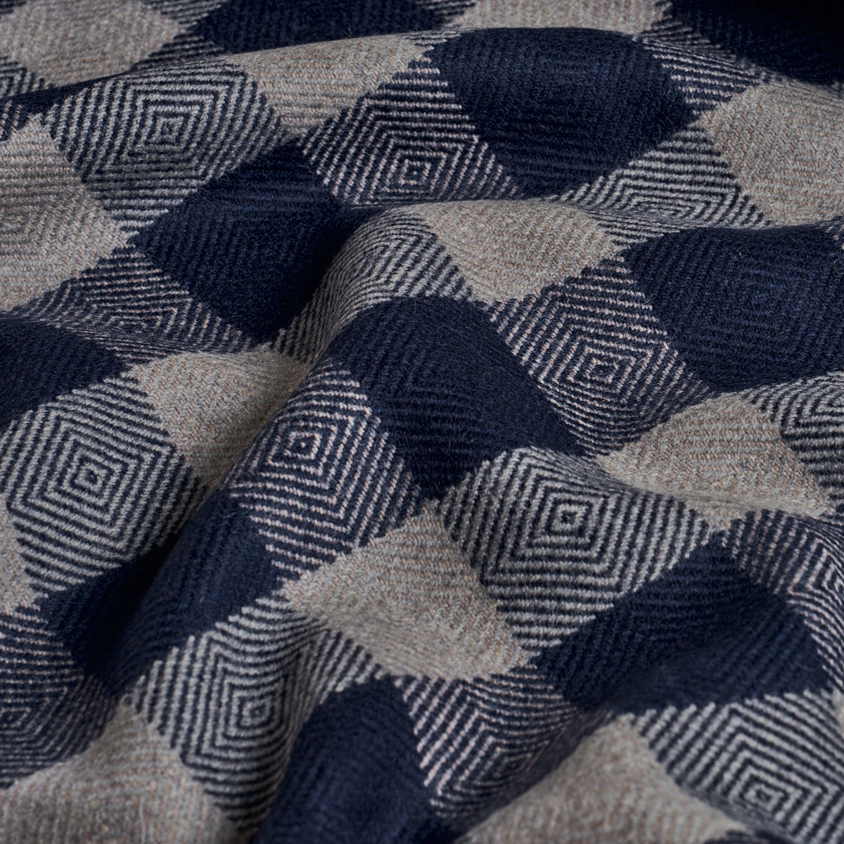 Purchase 81615 | Galt Wool Check, Indigo - Schumacher Fabric