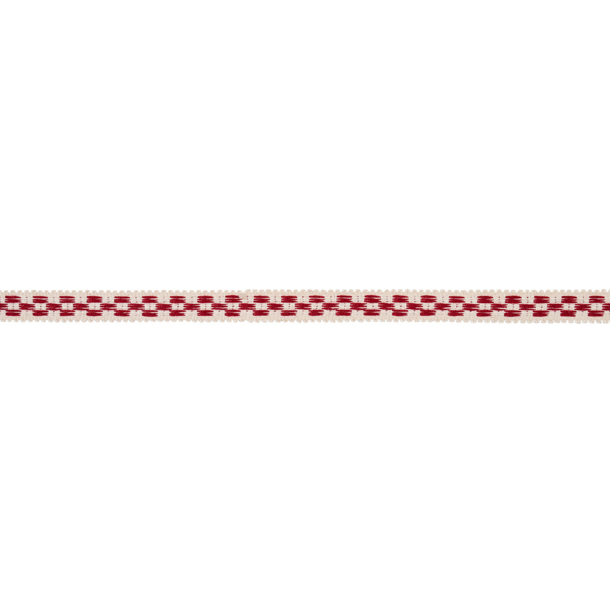 Purchase 81621 | Crawford Check Tape Narrow, Cornwallis Red - Schumacher Trim