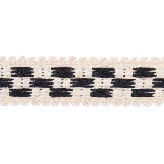 Purchase 81623 | Crawford Check Tape Narrow, Basalt - Schumacher Trim