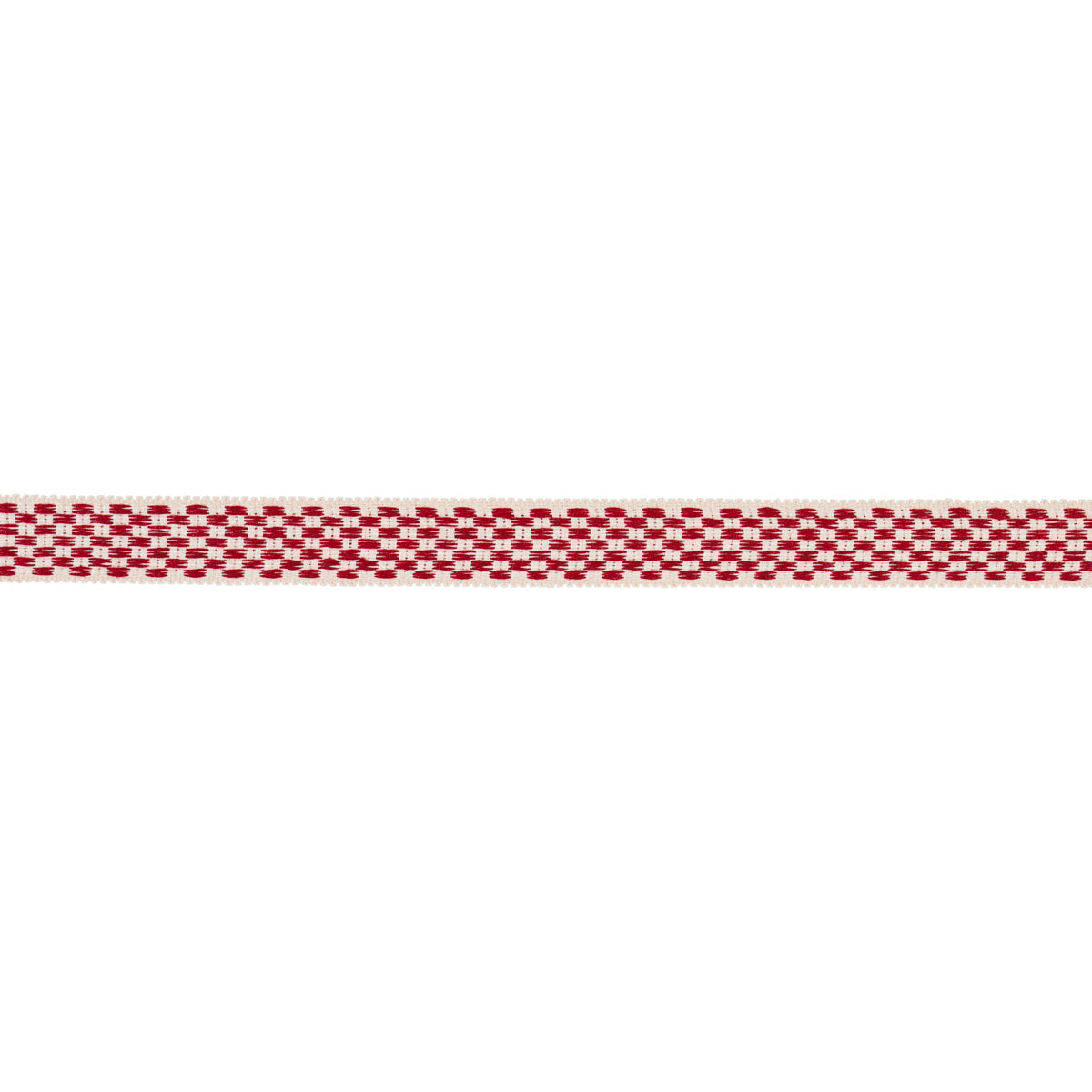 Purchase 81631 | Crawford Check Tape Medium, Cornwallis Red - Schumacher Trim