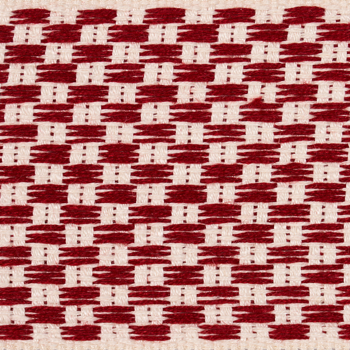 Purchase 81641 | Crawford Check Tape Wide, Cornwallis Red - Schumacher Trim