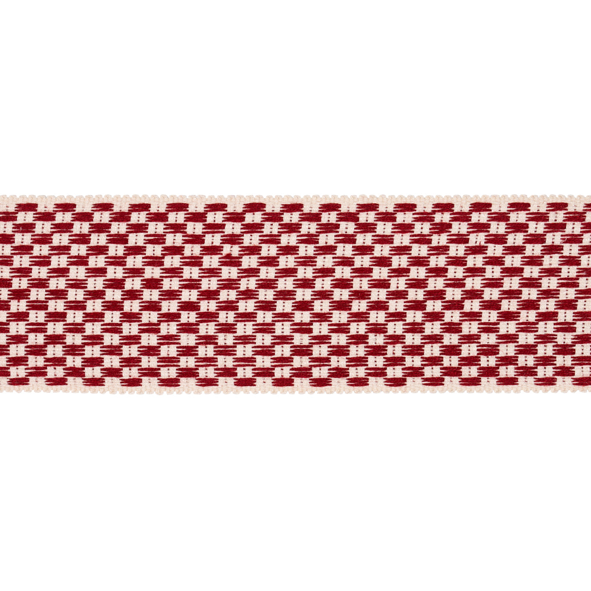 Purchase 81641 | Crawford Check Tape Wide, Cornwallis Red - Schumacher Trim