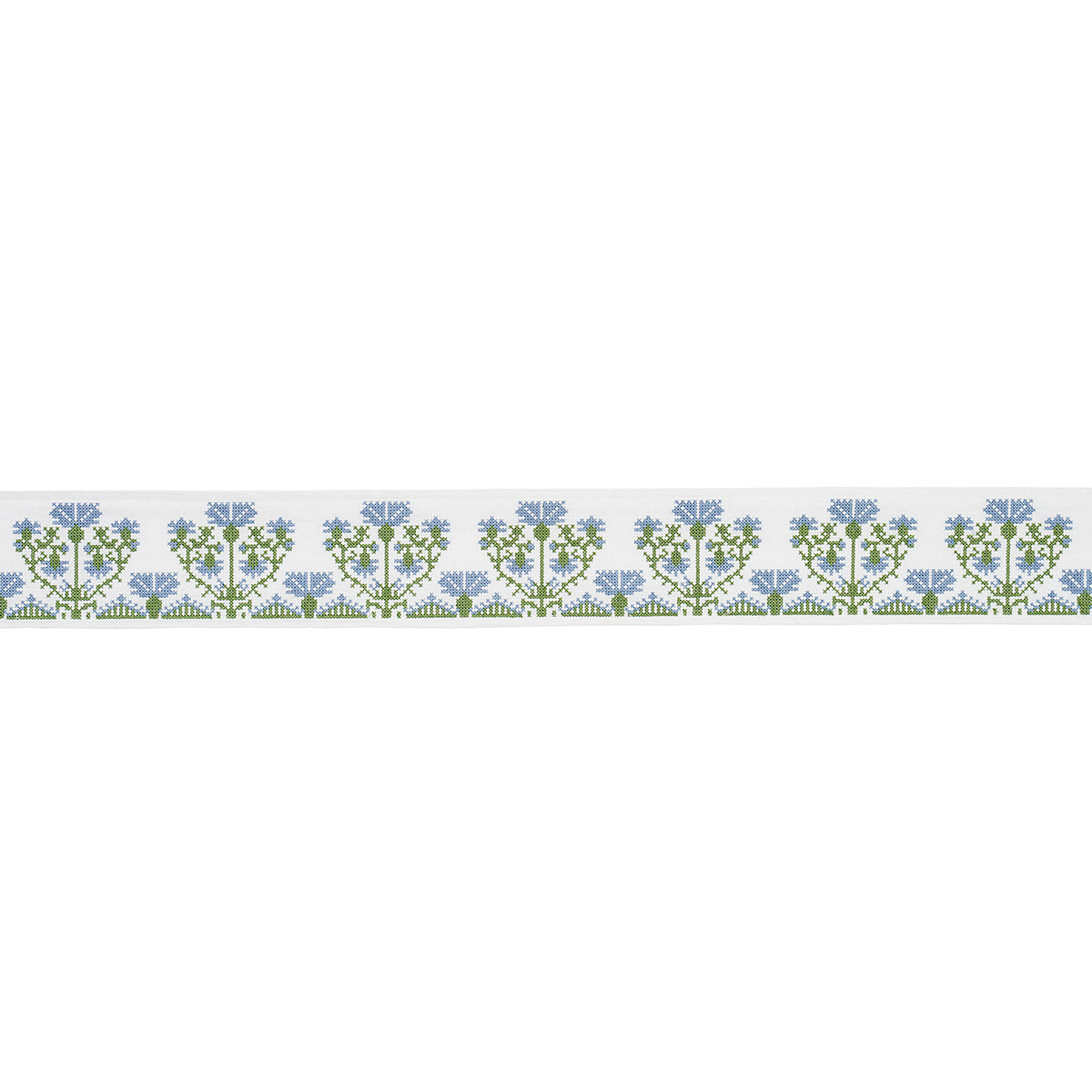 Purchase 81661 | Custis Embroidered Tape, Chesapeake - Schumacher Trim