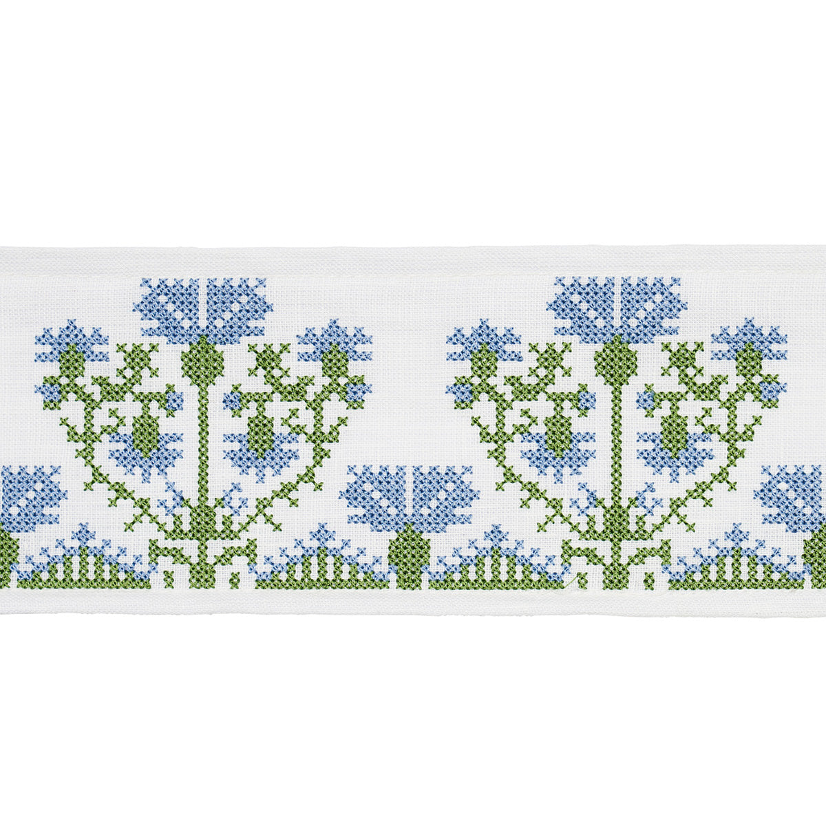 Purchase 81661 | Custis Embroidered Tape, Chesapeake - Schumacher Trim