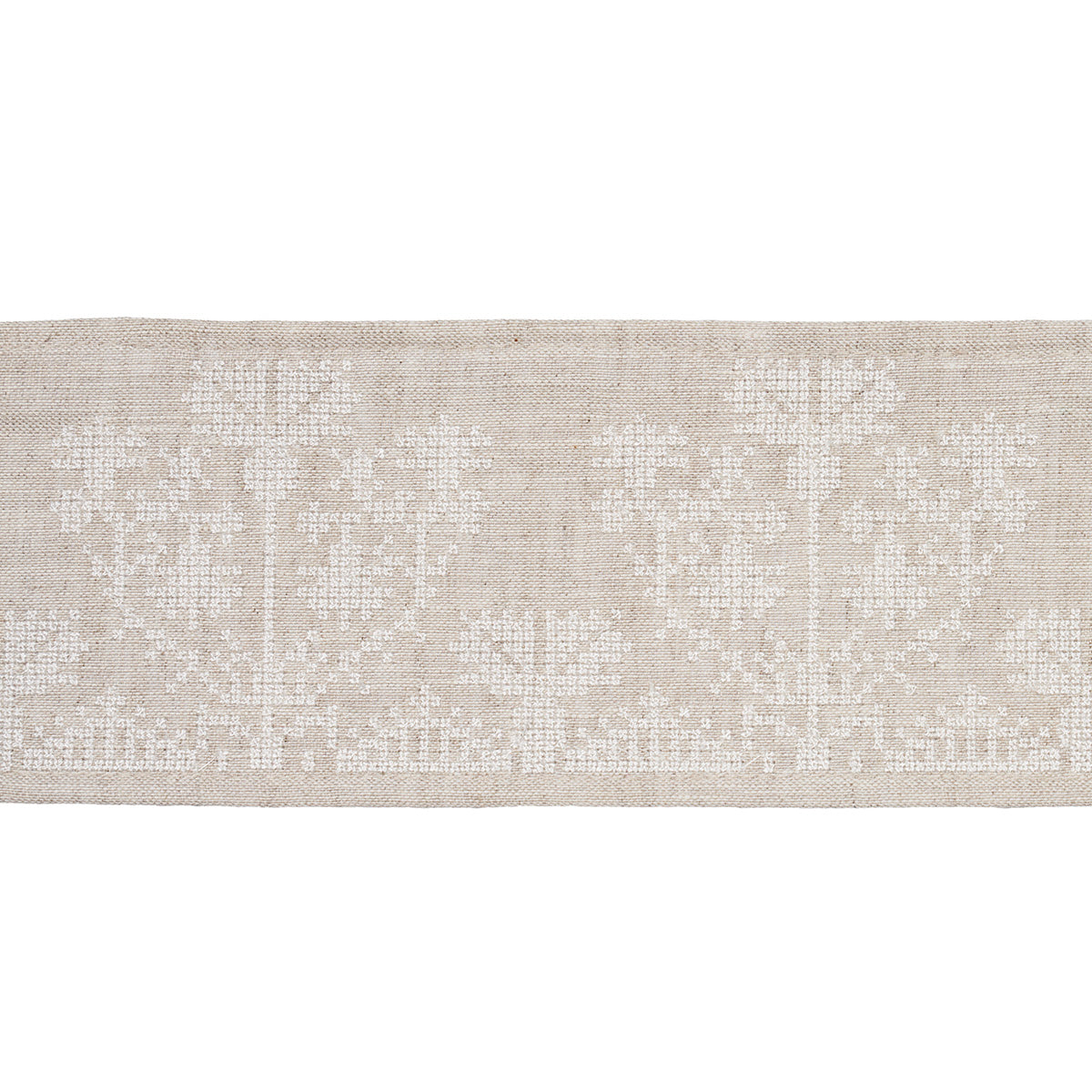 Purchase 81662 | Custis Embroidered Tape, Shell - Schumacher Trim
