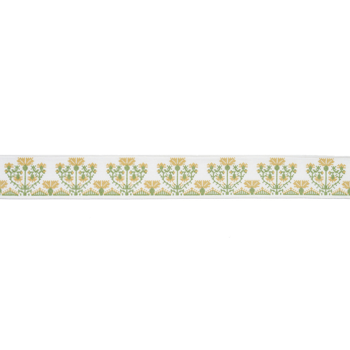 Purchase 81663 | Custis Embroidered Tape, Marigold - Schumacher Trim