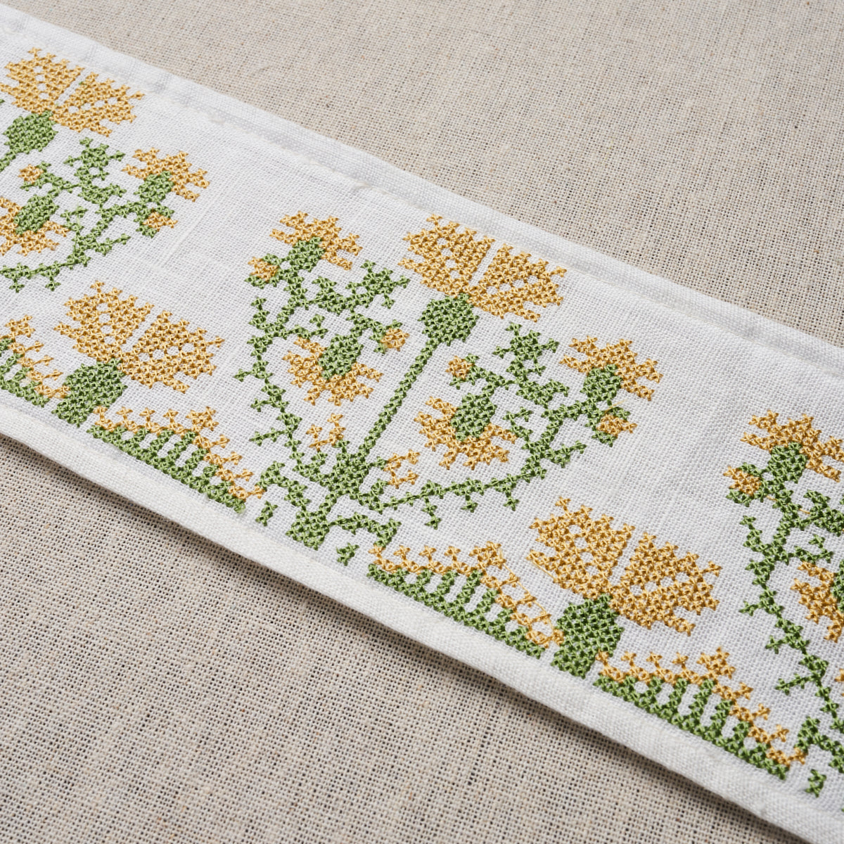 Purchase 81663 | Custis Embroidered Tape, Marigold - Schumacher Trim