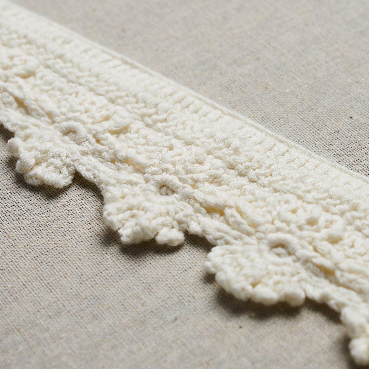 Purchase 81700 | Evelyne Crochet Trim, Ivory - Schumacher Trim