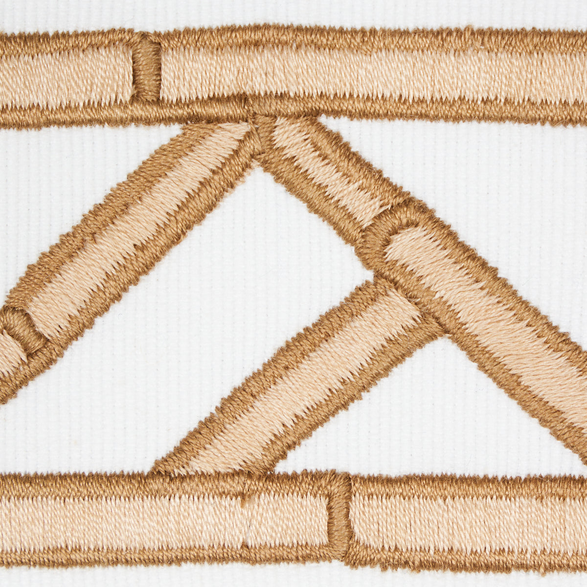 Purchase 81740 | Bamboo Trellis Tape, Sesame - Schumacher Trim