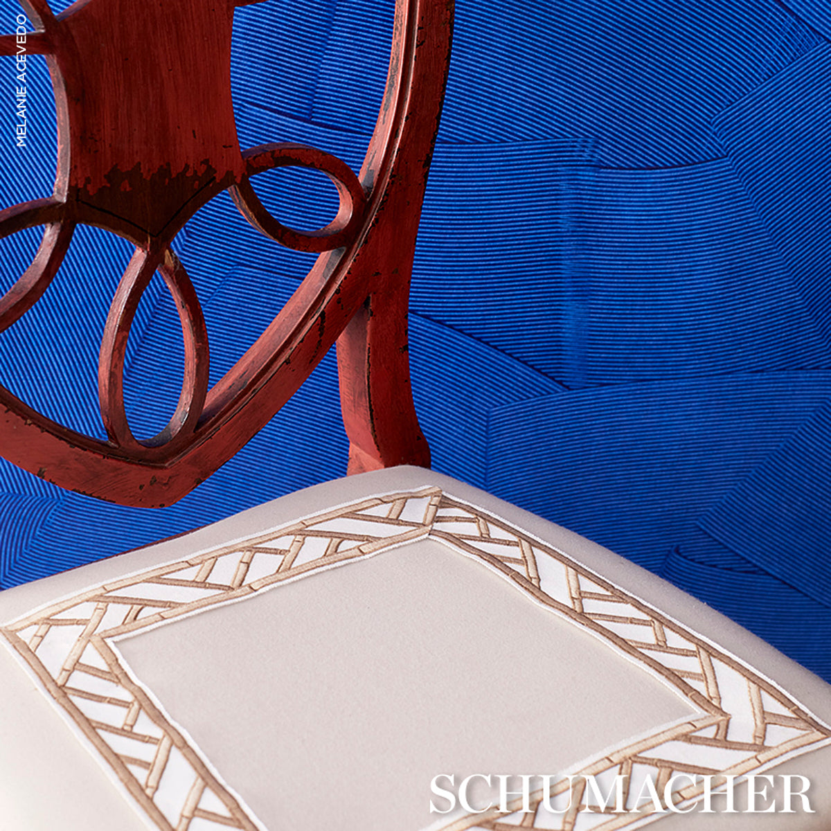 Purchase 81740 | Bamboo Trellis Tape, Sesame - Schumacher Trim