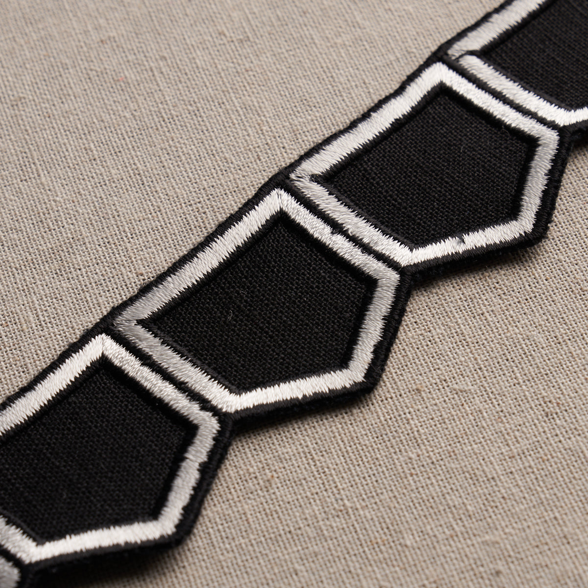 Purchase 81752 | Honeycomb Trim, Black - Schumacher Trim