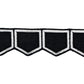 Purchase 81752 | Honeycomb Trim, Black - Schumacher Trim