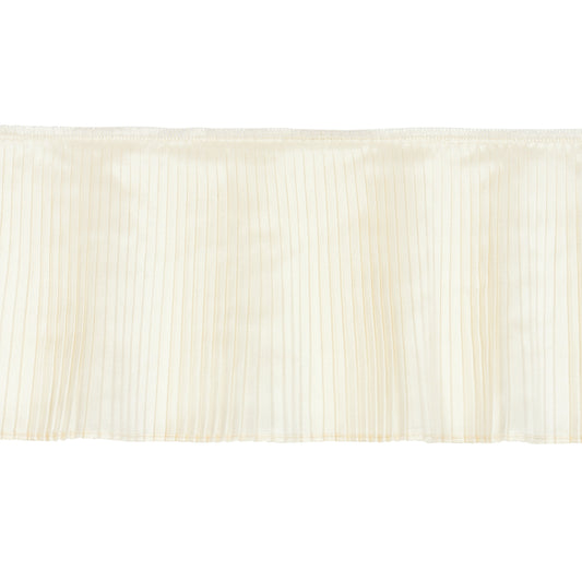 Purchase 81790 | Botticelli Silk Ruffle Trim, Bone - Schumacher Trim