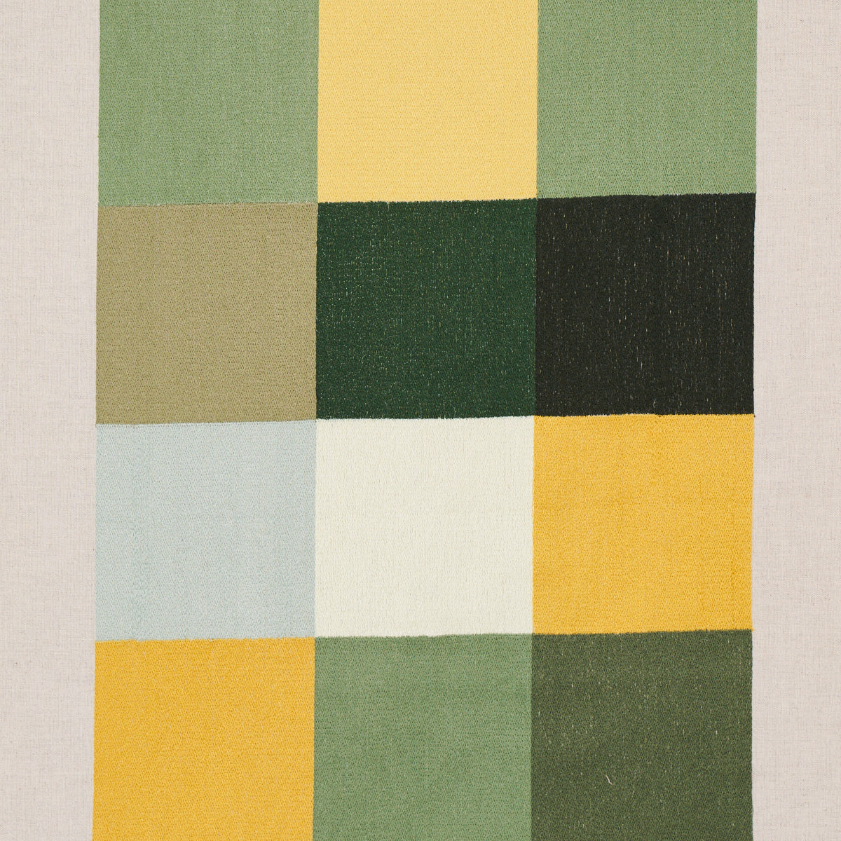 81832 embroidered tile green schumacher fabric